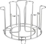 SR Stainless Steel Glass Stand/Glass Stand/Glass Holder for Kitchen Dining Table(6 Glass Stand)