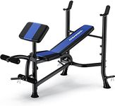 WINNOW Adjustable Weight Bench with Leg Extension and Preacher Curl Home Training Gym Weight Lifting Bench Full-Body Workout Bench Bench Press