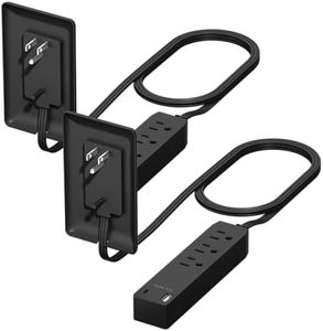 LIDER Outlet Extender with 3 Receptacles, 12W USB-A & USB-C, Flat-Face