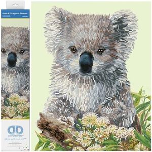 Diamond Dotz Koala & Eucalypus Blossom Animal Diamond Painting Kits for Adults - Diamond Art Kits a Relaxing Creative Craft Kit with Dotz Gems 16.1"x20.1"