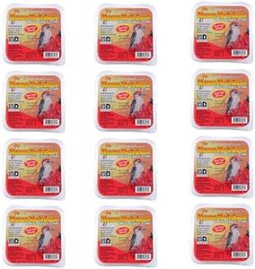 Pine Tree Farms 3013 Hot Pepper Never Melt Suet Dough, 12 Ounce, 12 Pack