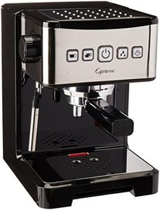 Capresso 124.01 Ultima Pro Programmable Pump Espresso Machine, Black/Stainless Steel
