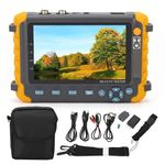 5 Inch 4 in 1 CCTV IP Camera Tester Monitor, 8MP AHD TVI CVI VGA IP Camera Test, CCTV Tester with UTP Cable Test, 1080P Coaxial HD Video Tester