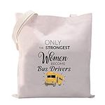 VAMSII School Bus Driver Tote Bag Bus Driver Appreciation Gifts for Women Funny Bus Driver Gifts Shoulder Bag Shopping Bag, Tote Bag, Large