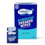 Shoe Wipes Cleaner, Sneaker Wipes, Remove Dirt, Grime & Stains dual textured - sole cleaning wipes (30 Pack Sneaker Wipes)