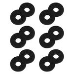 Strap Locks, Tifanso 6 Pairs Guitar Strap Locks, Premium Strap Blocks, Guitar Protector Black