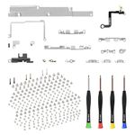 Inner Parts Complete Screws Set and Full Internal Metal Bracket Replacement Kit for iPhone X Metal Plate Cover for iPhone 10 Bottom Small Screw with Repair Tools Screwdriver