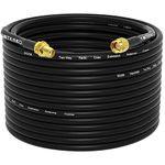 YOTENKO SMA Extension Cable 65.6ft(20m), SMA Male to SMA Female RG58 Coaxial Antenna Extension Cable Low Loss for 4G LTE Router Gateway Modem Cell Phone Signal Booster Cellular SDR Dongle Receiver