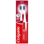 Colgate 360 Sonic Max White Battery Powered Toothbrush cleans in 4 ways and polishes teeth surface for a healthy, whole mouth clean with a replaceable head and a battery