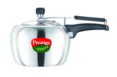 Prestige Apple Plus Induction Base Aluminium Pressure Cooker, 3 Litres, 3 Liter,Silver