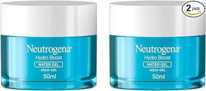 Neutrogena Hydro Boost Aqua-Gel Crème Hydratante Visage à l'Acide Hyaluronique, Soin Visage, 2 x 50 ml