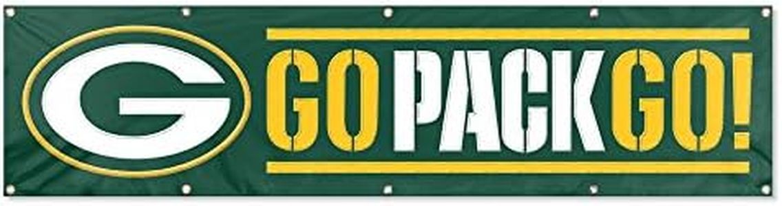 The Party Animal Party Animal NFL Green Bay Packers Giant 8 x 2 Banner