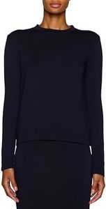 Bleusalt Shorty Crew Womens Crewneck T-Shirt Navy 6