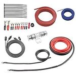 ROCKRIX True 4 Gauge Complete AMP Wiring Kit Amplifier Installation Helps You Make Connections and Brings Power to Your Car Speakers