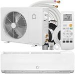 GarveeHome Mini Split Air Conditioner Heat Pump, 9000 BTU Mini Split AC 24 SEER2 Cools Up to 450 Sq.Ft, Wifi-Enabled Ductless Inverter AC Unit with Copper Line Set, 208/230V