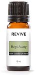 REVIVE Essential Oils - BUGS AWAY 10 ml - 100% Pure Therapeutic Grade, For Diffuser, Humidifier, Massage, Aromatherapy, Skin & Hair Care - Unrefined Oils With No Fillers