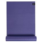 Yoga Studio Sticky Yoga Mat | Oeko-Tex Tear Proof Non-Slip | Workout Exercise Gym Fitness Yoga & Pilates Mat | 183cm x 61cm x 6mm (Purple)