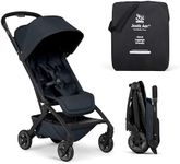 Joolz Aer2 Lightweight Travel Stroller for Baby & Toddler – One-Hand Fold, Compact Carry-On Airplane Approved, Reclining Seat, UPF 50+ Canopy, Travel Pouch, Baby Net – Dark Navy Blue