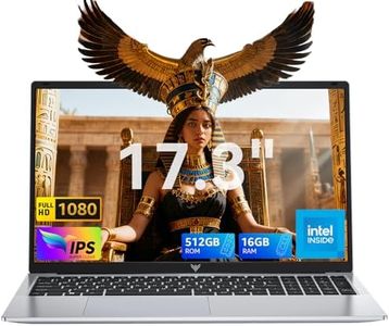 ACEMAGIC 2025 AX17 PC Portatile 17,3 Pollici 16GB Ram DDR4 512GB SSD,Alder Lake N97,Fino a 3,6 GHz,1080 IPS Full HD Laptop,WiFi,HDMI,pertura e chiusura 180°,Telecamere per la privacy,Argento