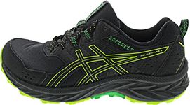 ASICS Gel Venture 9 Mens Trail Running Shoes Black/Lime 8 (42.5)