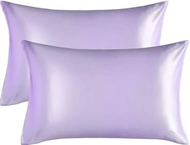 Satin Pillow Cases: (Lavender,Queen)