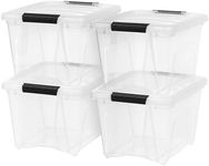 IRIS USA 19 Quart Stackable Plastic