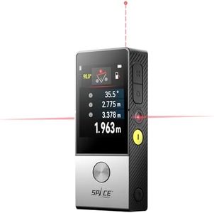 MiLESEEY D9 Pro Laser Distance Meter with Visual Aligning Indicator, 100 m Professional Laser Measurement Tool w/IPS Touchscreen Interface, 14 Measuring Modes | P2P | Live Angle Display | APP Sync