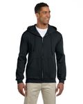 Jerzees 4999MR - NuBlend Super Sweats Full-Zip Hooded Sweatshirt Black