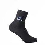 The Wudhu Socks: Non-Leather, Waterproof, Breathable & Anti-Odor Socks for Ablution & Outdoor Activities [Unisex] (Small, Jet Black)