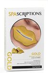 Spascriptions Gold Hydrogel Lip Mask, 4 count