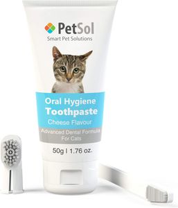 PetSol Dental Care Kit for Dogs and Cats, 100g Toothpaste