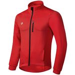 Przewalski Cycling Bike Jackets for Men Winter Thermal Running Jacket Windproof Breathable Reflective Softshell Windbreaker