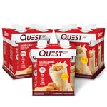 Quest Nutrition Protein Shake, High Protein, Low Carb, Gluten Free, Keto Friendly, 12Count (Salted Caramel)