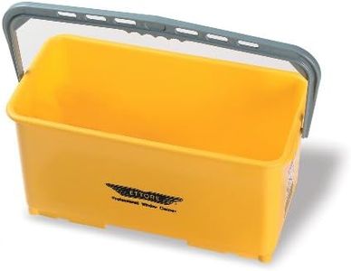 Ettore 6-Gallon Super Bucket Complete, Yellow, 10.5" x 21.8" x 11.8" (85000CT)