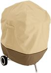 Classic Accessories Veranda Water-Resistant 26.5 Inch Kettle BBQ Grill Cover, Pebble, Grill Cover, Grill Cover for Outdoor Grill, BBQ Cover