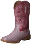 Roper 09-018-1901-0028 Pi Kids Faux Leather Boot Pink Size: 10