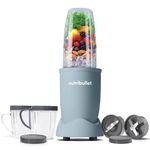 Nutribullet PRO 900W, 12 Pcs Set, USA #1 Mixer/Grinder/Smoothie Maker, "The Original Nutribullet", Food Processor, Best Blender, 3 Unbreakable Jars, 2 Blade Set - Wet & Dry (900W Slate)