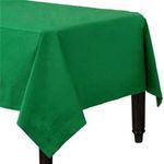 Pack of 4 Paper Disposable Table Cover - Tablecloth for Indoor or Outdoor - All Occasion Baby Shower, Wedding, Birthday, Christmas, Halloween, Easter Party Decorations 90x90cm (Green)