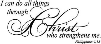 I can do All Things Through Christ 