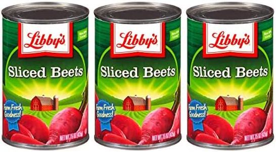 Libby's Canned Vegetables - 3 Pack Bulk Bundle Canned Sliced Beets