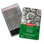 Derwent Academy Graphite Sketching Pencils, Set of 12 in Tin Box, 6B-5H HB Degrees, Precision Core Strength, Smooth Texture, for Drawing & Illustrating, Premium Hobbyist Quality, 2301946…