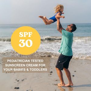 Badger Baby & Toddler Mineral Sunscreen SPF 30 – Sensitive Skin, 87ml
