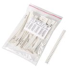 ALMOCN 1500PCS 0603 SMD Resistor Kit, 0 ohm-10M ohm 1/10W 0.1W ±1% Tolerance Thick Film 0-10MR SMT Chip Resistors Rohs Certificated 60 Values (Each Value 25pcs)