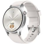 aeac Smart Watch for Women, 1.32'' AMOLED Ultra-Clear Screen Activity Trackers with Heart Rate/Sleep/SpO2 Monitor, Smartwatch for iPhone/Samsung/Android, 110+ Sport Modes 3ATM Waterproof (Gray)