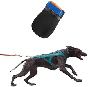 Non-Stop Dogwear Protector Bootie, Black/Orange - XL (4pk)