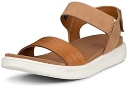 ECCO Women's Flowt 2-Strap Sandal, Lion/Cashmere, EU 41/US 10-10.5