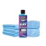 Chemical Guys Ultimate Ceramic Coating Kit - HydroSlick HyperWax SiO2 Gel (473ml) for Long-Lasting Shine & Protection, with 2 Premium Microfiber Applicators & 3 Workhorse Towels, (6 Items)