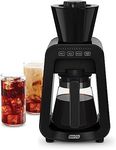 DASH Rapid Cold Brew Maker with VacuPress™ Technology with Glass Carafe for 40 Ounces of Instant Fresh Cold Brew Coffee or Iced Tea