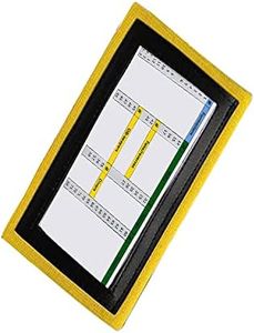 Football Play Wristbands | Sports Playbook Band | Youth Quarterback Gear | Wristband Playbook | Softball Wristbands for Signs (Yellow)