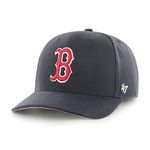 47 MLB Boston Red Sox Cold Zone MVP DP Unisex Baseball Cap, Snapback, Red Logo, Colour Navy Blue